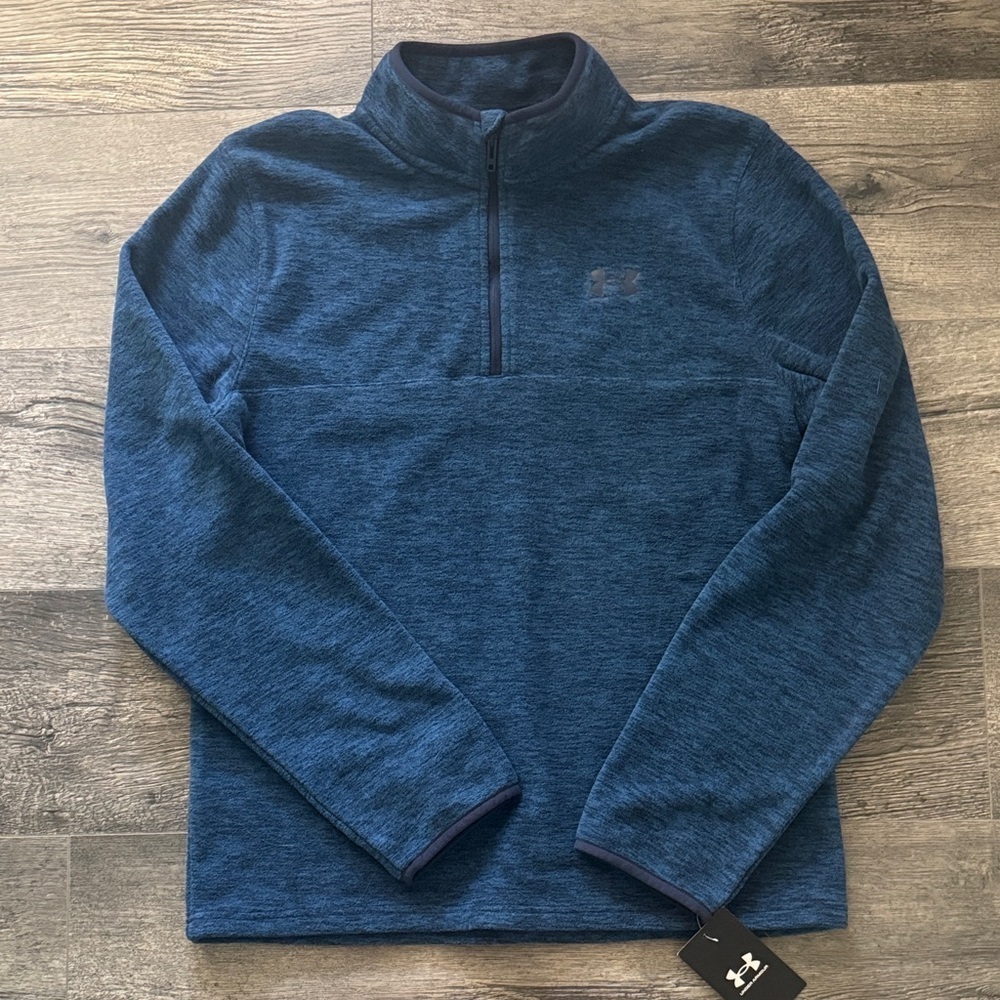 Boys Under Armour Sweater Fleece 1/4 Zip pullover, size XL